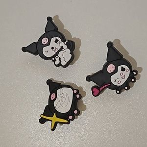 Kuromi Croc Charms